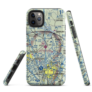 Wetumpka Municipal Airport (08A) VFR Sectional  Tough iPhone Case