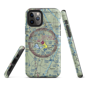 Wexford County Airport (CAD) VFR Sectional  Tough iPhone Case