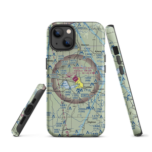 Wexford County Airport (CAD) VFR Sectional  Tough iPhone Case