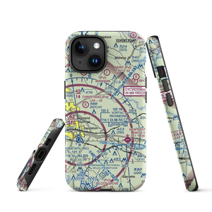 Wharton Field (US-0036) VFR Sectional  Tough iPhone Case