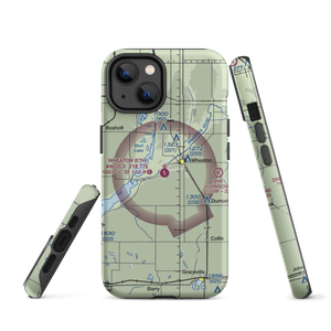 Wheaton Municipal Airport (ETH) VFR Sectional  Tough iPhone Case