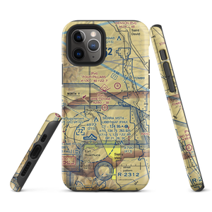 Whetstone Airport (11AZ) VFR Sectional  Tough iPhone Case