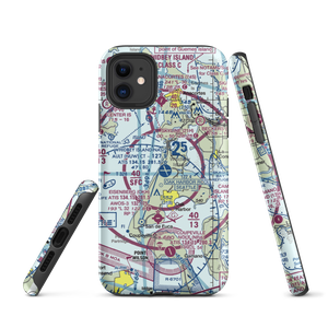 Whidbey Island Naval Air Station (Ault Field) (NUW) VFR Sectional  Tough iPhone Case