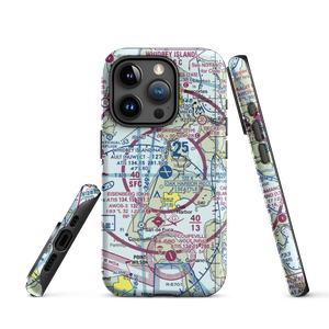 Whidbey Island Naval Air Station (Ault Field) (NUW) VFR Sectional  Tough iPhone Case