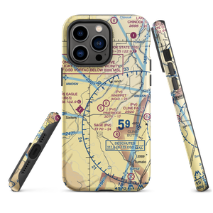 Whippet Field (OR34) VFR Sectional  Tough iPhone Case