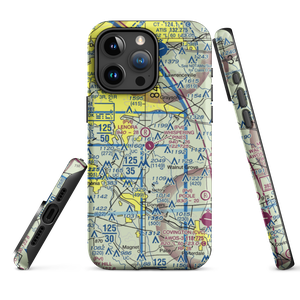 Whispering Pines Airport (GA80) VFR Sectional  Tough iPhone Case