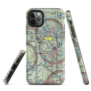 White Airport (IN47) VFR Sectional  Tough iPhone Case