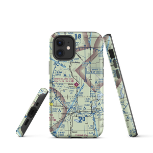 White Cloud Airport (42C) VFR Sectional  Tough iPhone Case