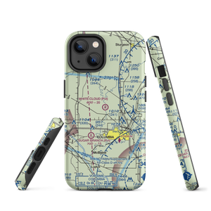 White Cloud Flying Field (MU23) VFR Sectional  Tough iPhone Case