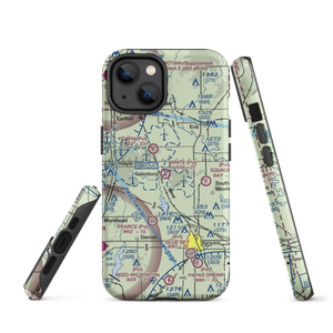 White Farms Airport (36KS) VFR Sectional  Tough iPhone Case