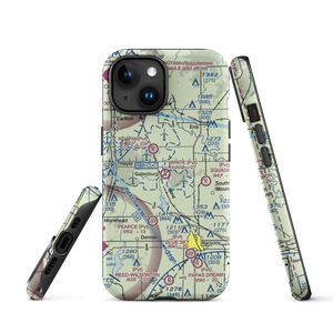 White Farms Airport (36KS) VFR Sectional  Tough iPhone Case