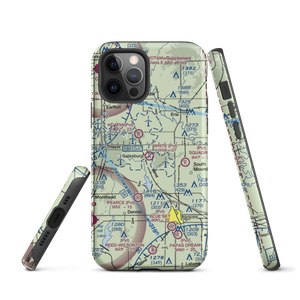 White Farms Airport (36KS) VFR Sectional  Tough iPhone Case