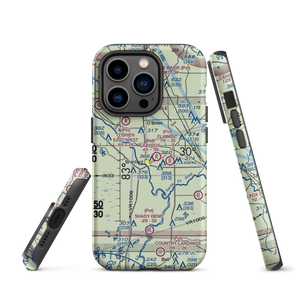 White Field Airport (FD95) VFR Sectional  Tough iPhone Case