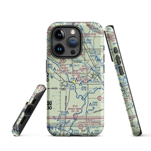 White Field Airport (FD95) VFR Sectional  Tough iPhone Case