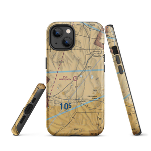 White Mountain Ultralightport (61AZ) VFR Sectional  Tough iPhone Case