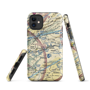 White Oak Stand Airport (VA11) VFR Sectional  Tough iPhone Case