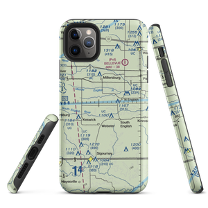 White Pigeon Airport (7IA1) VFR Sectional  Tough iPhone Case
