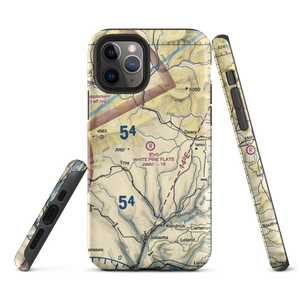 White Pine Flats Ranch LLC Airport (ID94) VFR Sectional  Tough iPhone Case