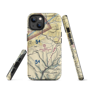 White Pine Flats Ranch LLC Airport (ID94) VFR Sectional  Tough iPhone Case