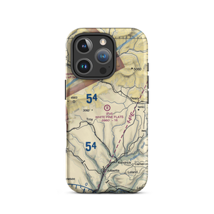 White Pine Flats Ranch LLC Airport (ID94) VFR Sectional  Tough iPhone Case