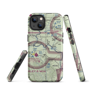 White River Airport (AR64) VFR Sectional  Tough iPhone Case