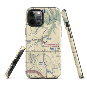 White River Municipal Airport (7Q7) VFR Sectional  Tough iPhone Case