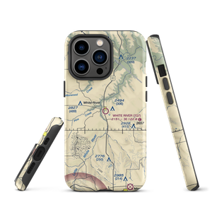 White River Municipal Airport (7Q7) VFR Sectional  Tough iPhone Case