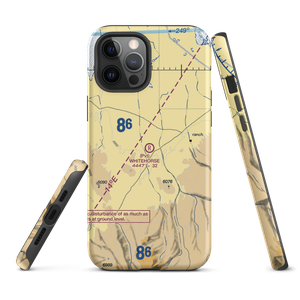 Whitehorse Ranch Airport (OR09) VFR Sectional  Tough iPhone Case