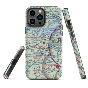 Whiteplains Airport (9SC) VFR Sectional  Tough iPhone Case