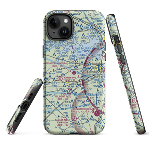 Whiteplains Airport (9SC) VFR Sectional  Tough iPhone Case