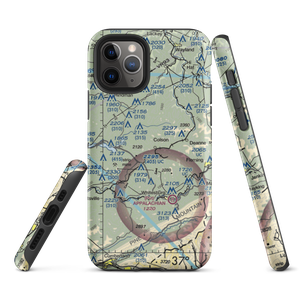 Whitesburg Municipal Airport (BRG) VFR Sectional  Tough iPhone Case