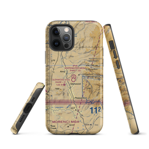 Whitewater Mesa Ranch Airport (NM55) VFR Sectional  Tough iPhone Case