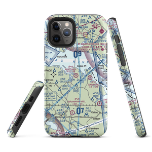 Whithall Farm Airport (1VG2) VFR Sectional  Tough iPhone Case