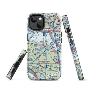 Whithall Farm Airport (1VG2) VFR Sectional  Tough iPhone Case