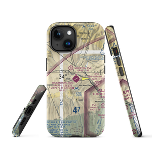 Wickenburg Municipal Airport (E25) VFR Sectional  Tough iPhone Case