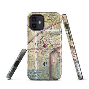 Wickenburg Municipal Airport (E25) VFR Sectional  Tough iPhone Case