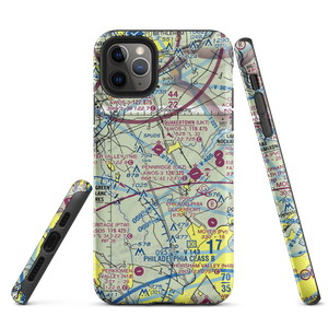 Wicker & Wings Aerodrome (1PS9) VFR Sectional  Tough iPhone Case