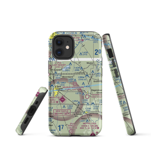 Wilbur Wright Birthplace Heliport (II9) VFR Sectional  Tough iPhone Case