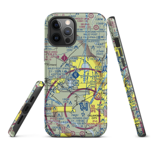 Wiley Post Airport (PWA) VFR Sectional  Tough iPhone Case