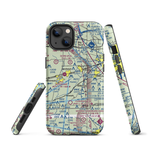 Wiley Updike Airport (72IS) VFR Sectional  Tough iPhone Case
