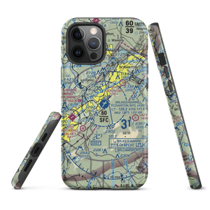 Wilkes Barre Scranton International Airport (AVP) VFR Sectional  Tough iPhone Case