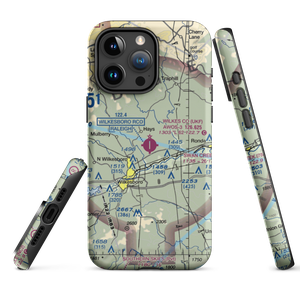 Wilkes County Airport (UKF) VFR Sectional  Tough iPhone Case