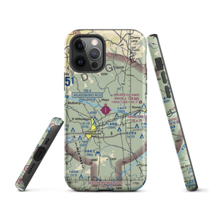 Wilkes County Airport (UKF) VFR Sectional  Tough iPhone Case