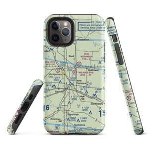 Wilkins Airport (MO43) VFR Sectional  Tough iPhone Case