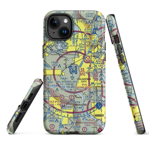 Will Rogers World Airport (OKC) VFR Sectional  Tough iPhone Case