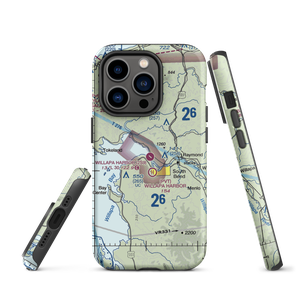 Willapa Harbor Airport (2S9) VFR Sectional  Tough iPhone Case