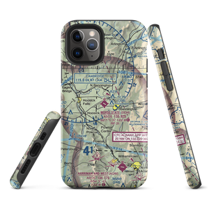 William H. Morse State Airport (DDH) VFR Sectional  Tough iPhone Case