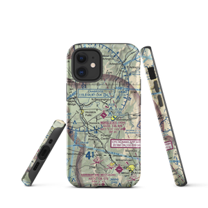 William H. Morse State Airport (DDH) VFR Sectional  Tough iPhone Case