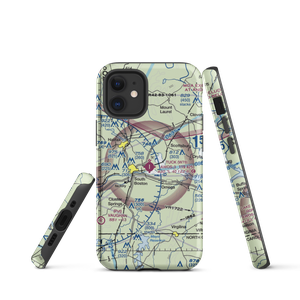 William M Tuck Airport (W78) VFR Sectional  Tough iPhone Case