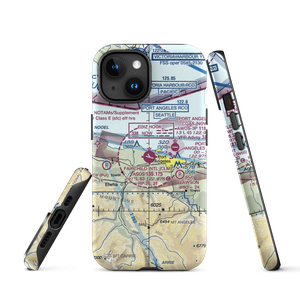 William R Fairchild International Airport (CLM) VFR Sectional  Tough iPhone Case